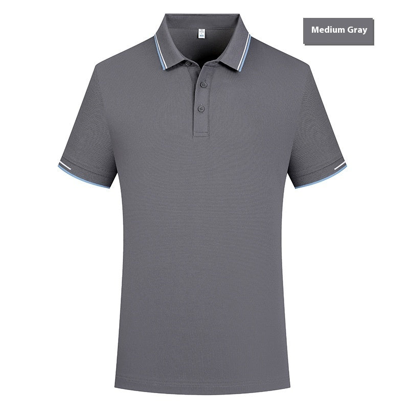 Men's And Women's Work Clothes Lapel Polo