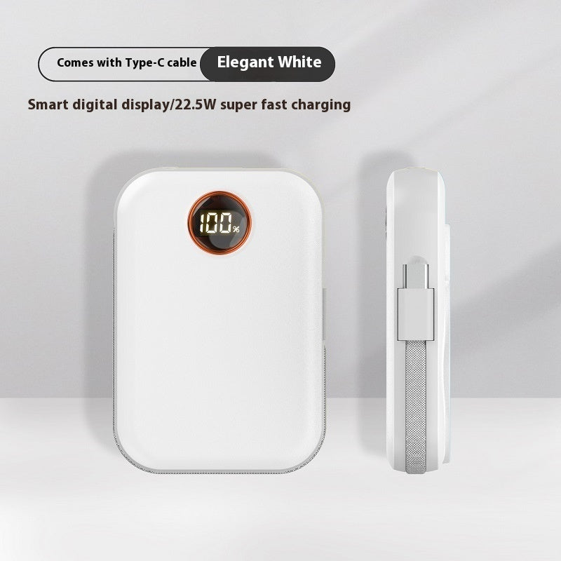 Magnetic With Cable Digital Display Fast Charging Portable Power Supply