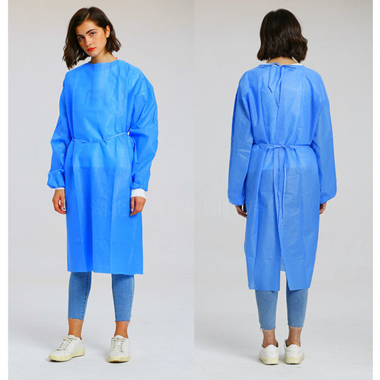 Disposable Isolation Suit Blue Protective Clothing