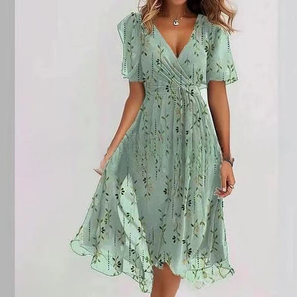 Loose Casual Women's Printed Dress