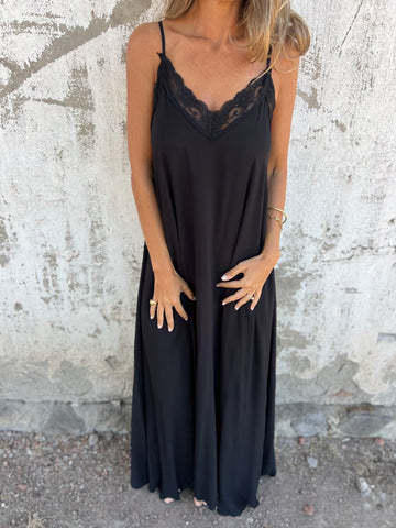 Women's Clothing Lace Splicing Sling Dress