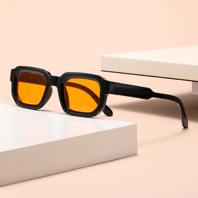 Fashionable Sunglasses Simple Personality Small Frame Square All-match Sunglasses