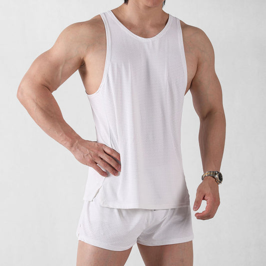 Men's Sports Casual Nylon Soft Breathable Stretch Vest