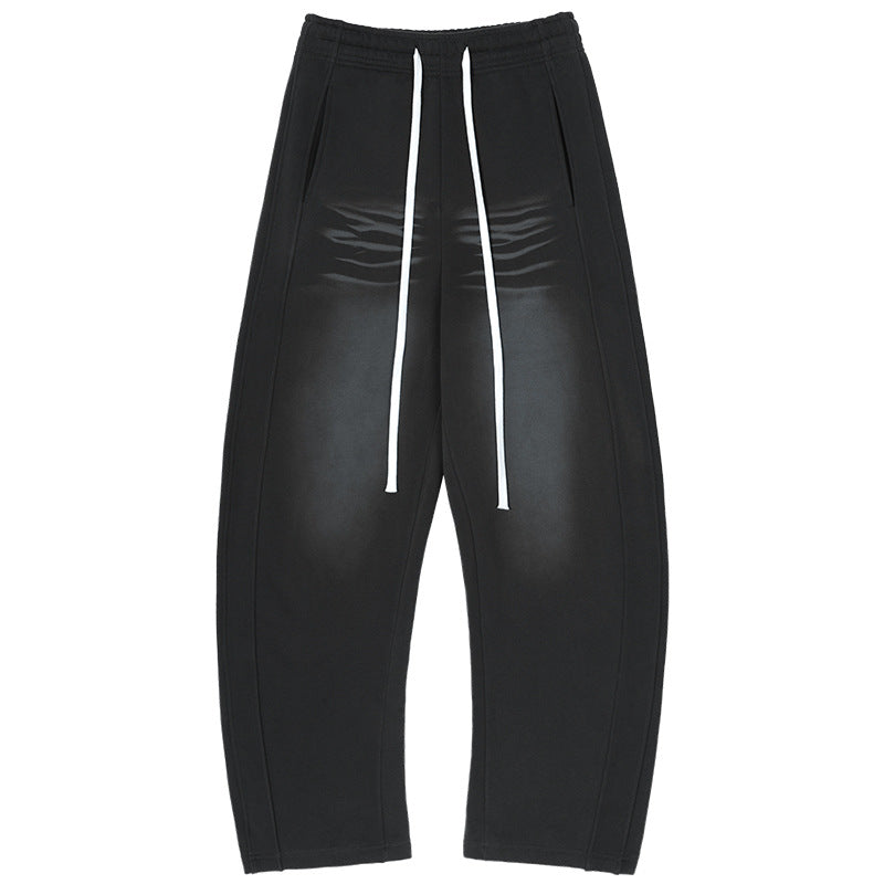 Men's Retro Distressed Machete Sweatpants Loose Casual Pants