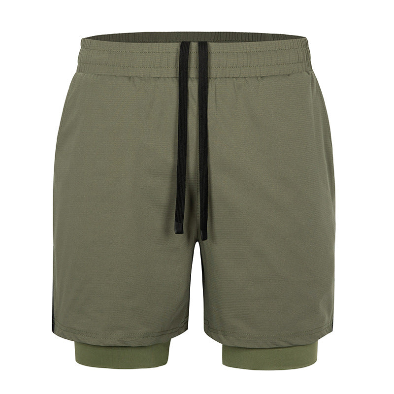 Quick-drying Small Plaid Sports Pants For Men