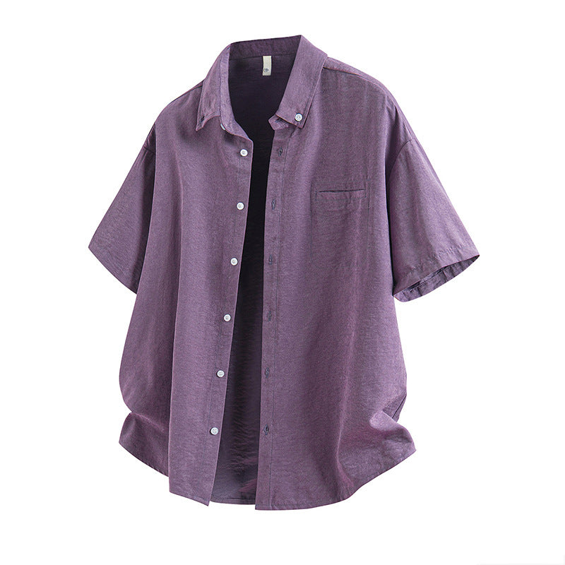 Shirt Men's Summer Thin Short-sleeved Casual Top