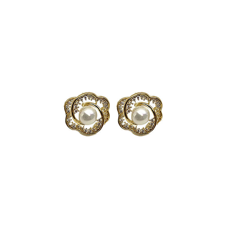 Pearl Grace New Petal Earrings For Women