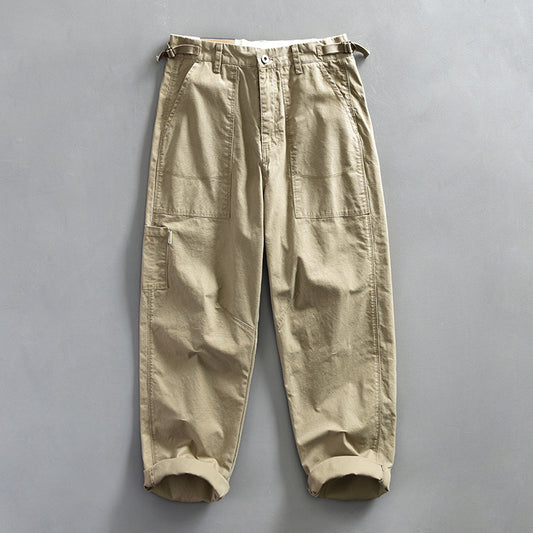 Spring And Autumn Fashion Trendy Young Men Workwear Casual Pants