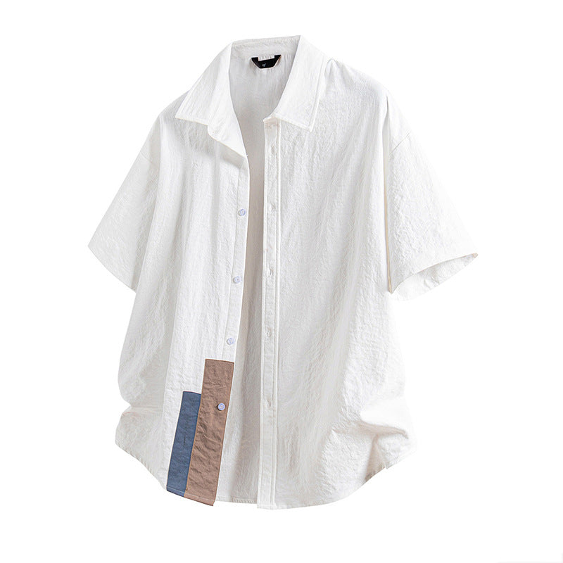 Shirt Men's Summer Thin Short-sleeved Casual Top