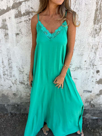 Women's Clothing Lace Splicing Sling Dress