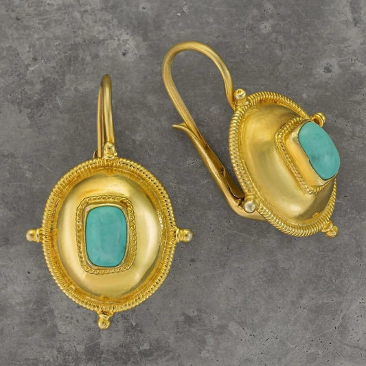 Oval Retro Elegant Fashion Earrings For Women
