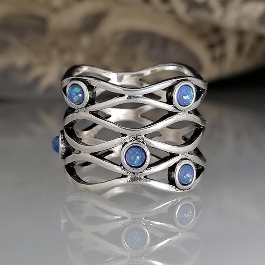 Personality Hollow Out Interwoven All-Match Ring