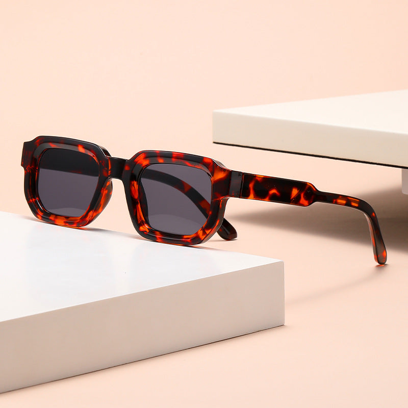 Fashionable Sunglasses Simple Personality Small Frame Square All-match Sunglasses
