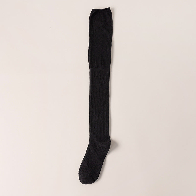Autumn And Winter Stitching Over Knee Thigh High Socks