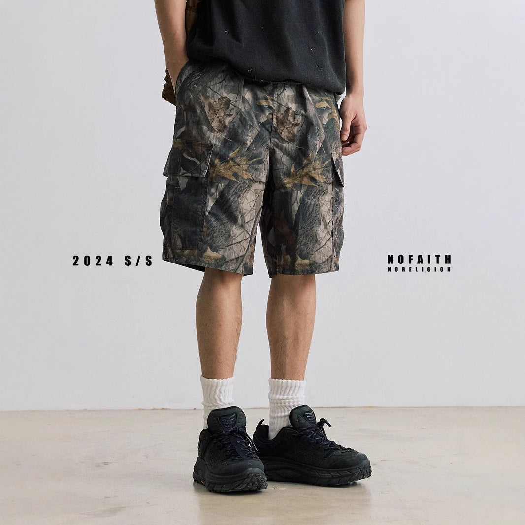 Loose Casual Straight-leg Shorts
