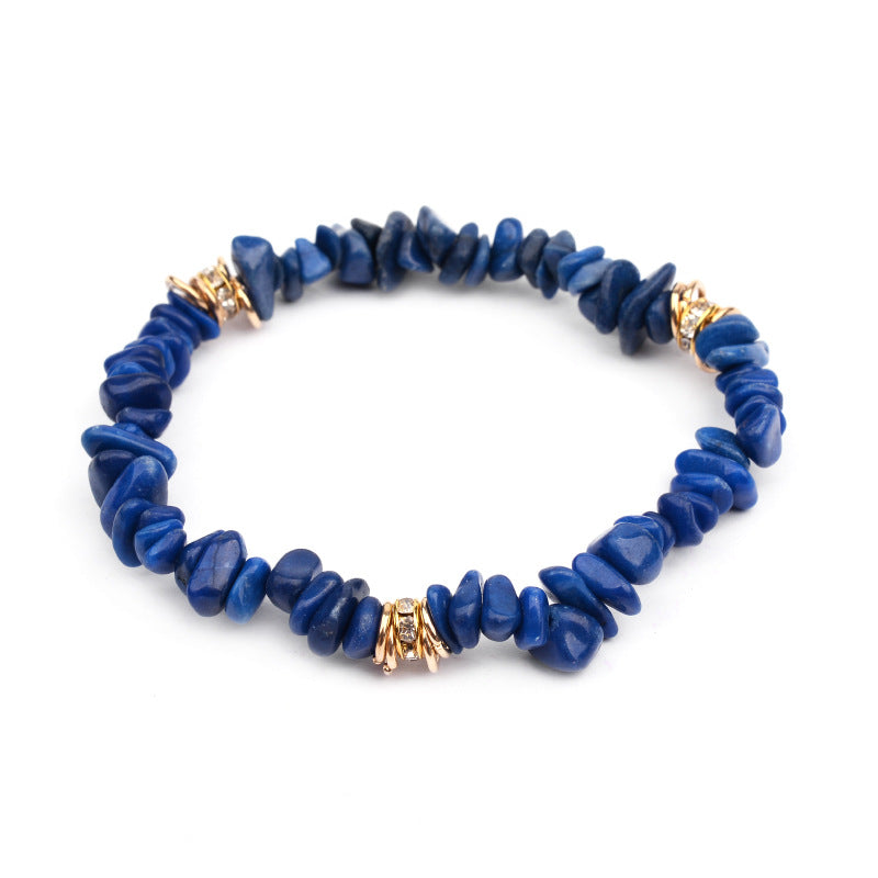 European And American Natural Stone Beaded Bracelet For Women