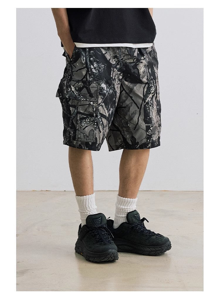 Loose Casual Straight-leg Shorts