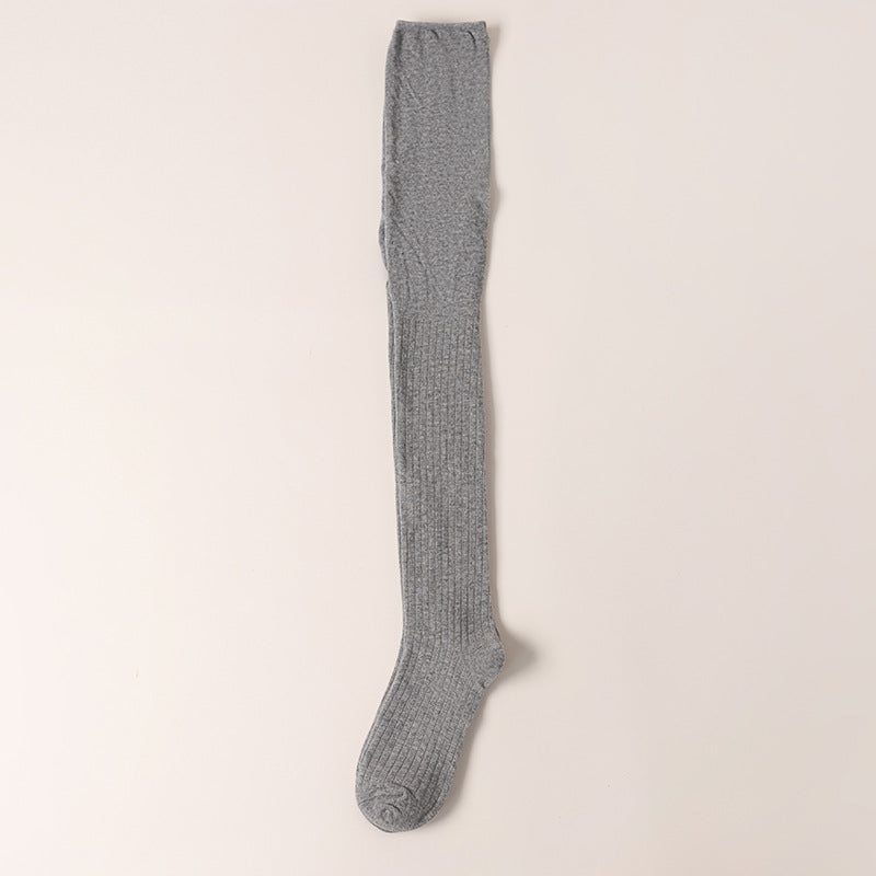 Autumn And Winter Stitching Over Knee Thigh High Socks