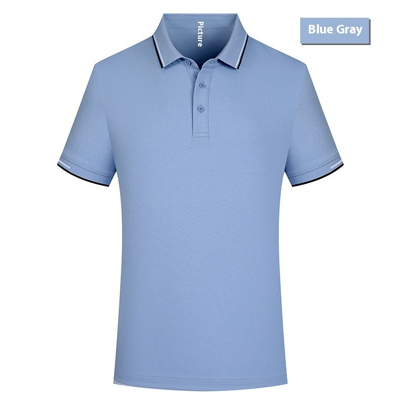 Men's And Women's Work Clothes Lapel Polo