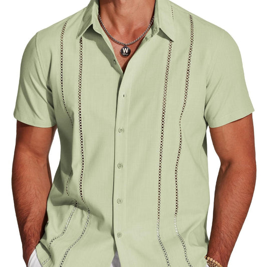 Men's Versatile Trendy Hawaiian Short Sleeve Shirt
