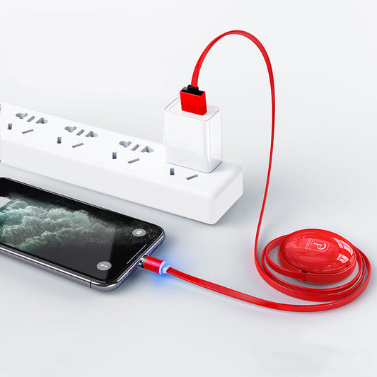 Magnetic Retractable Data Cable Three In One Mobile Phone Charging