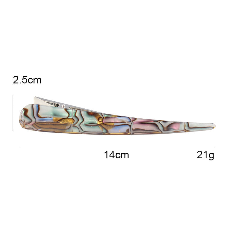 Acrylic Metal Hair Clips Hair Accessories Headdress Grip Ornament