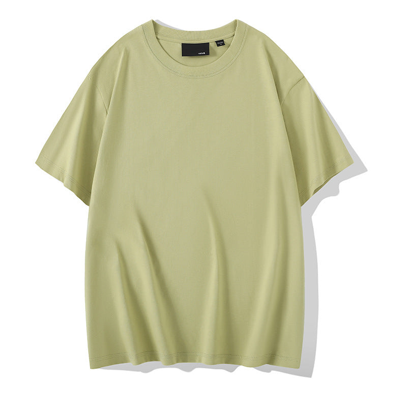 Solid Color Round Neck Bottoming Shirt Summer Casual