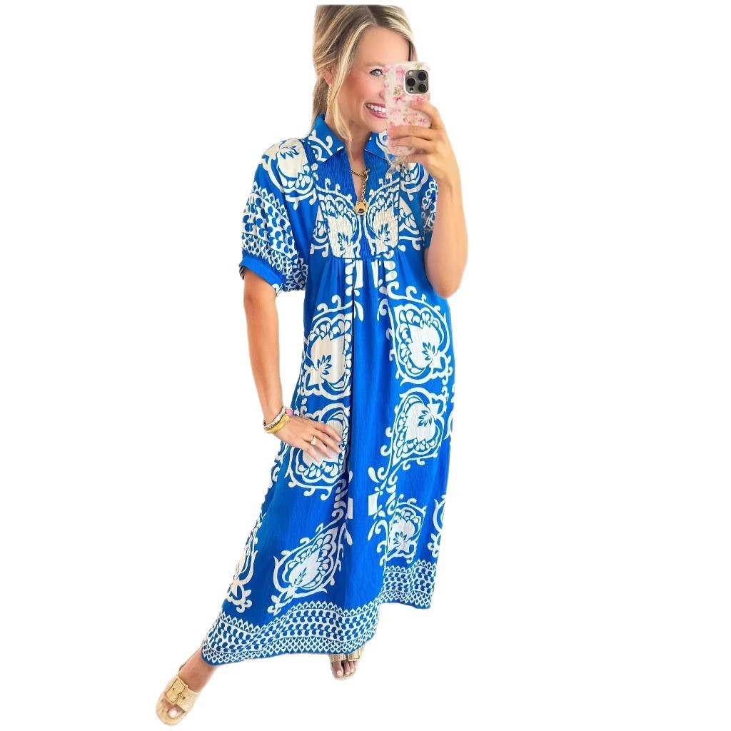 Pullover Print Dress For Women