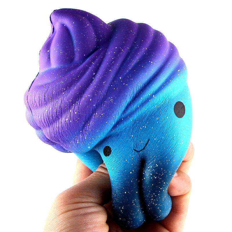 Slow Rebound Scented Toy Cute Starry Sky Teeth Kids Stress Relief Toys