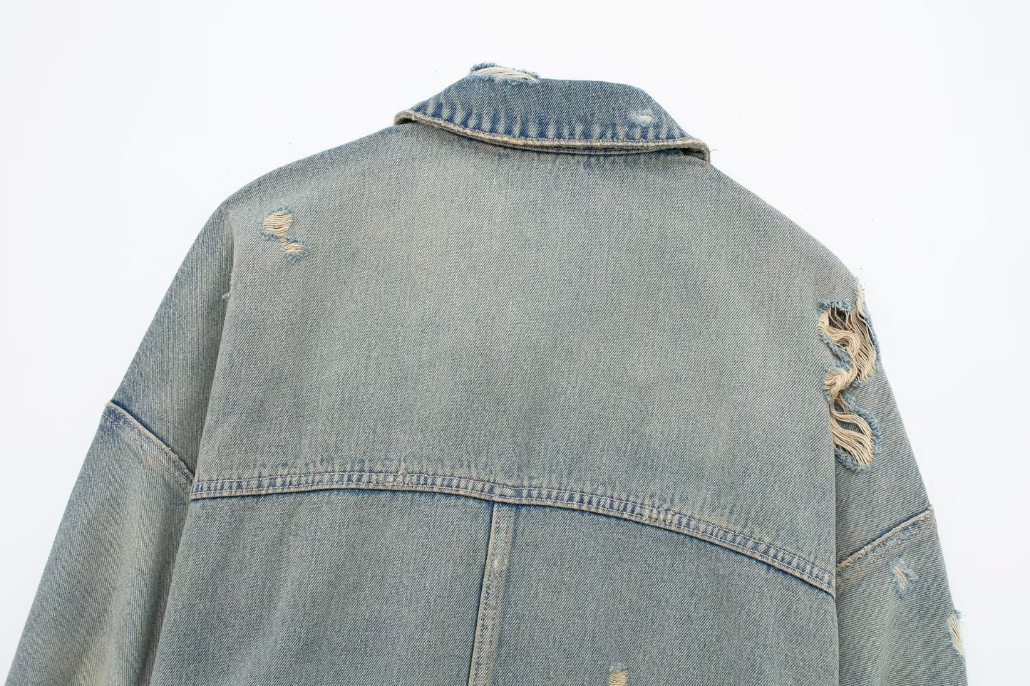 Denim Short Jacket Women's Clothing