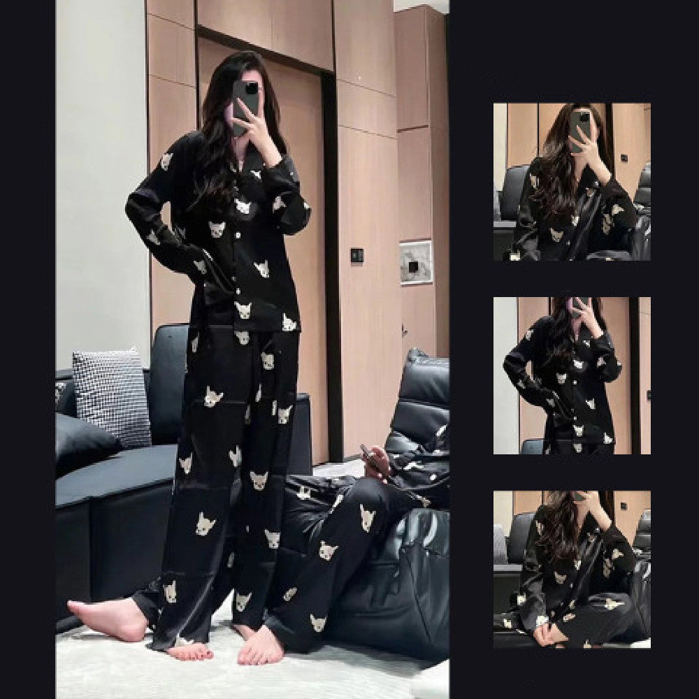 Women's Silk Home Clothing Set