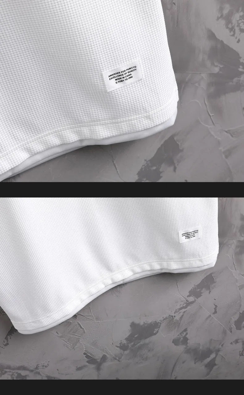 Summer T-shirt Casual Shorts Fashion Brand Ice Silk