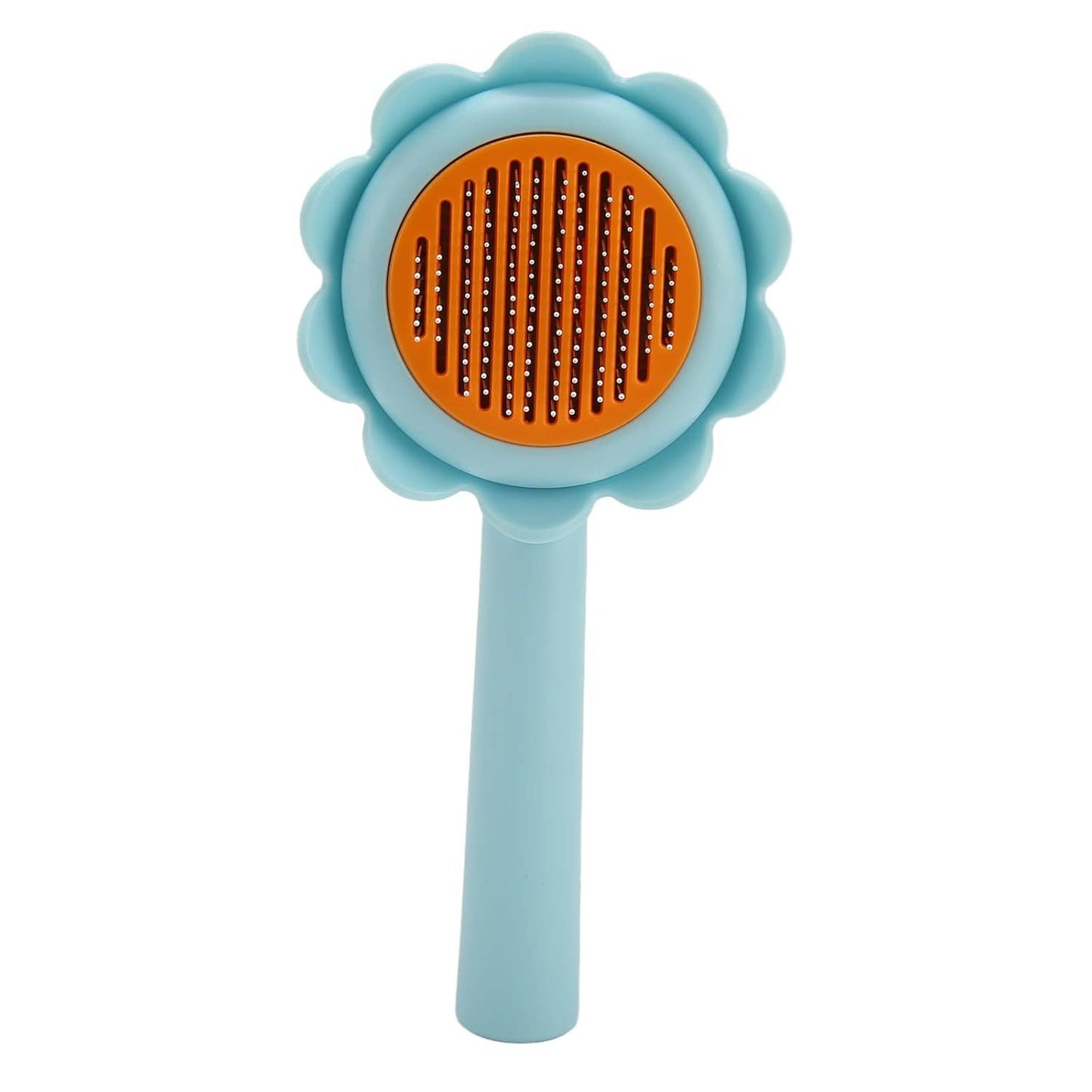 Cat Brush Dog Shedding Brush Flower Shape Stainless Steel Self Cleaning For Dog For Pet Supplies, Cat Grooming Brush, Self Cleaning Slicker Brushes For Dogs Cats Grooming Brush Tool