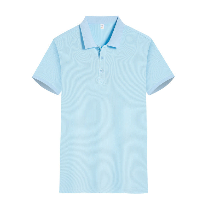 Solid Color Polo Shirt Overalls
