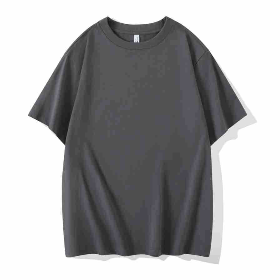 230g Heavy T-shirt Double Yarn Solona Round Neck Bottoming Shirt American Drop Shoulder