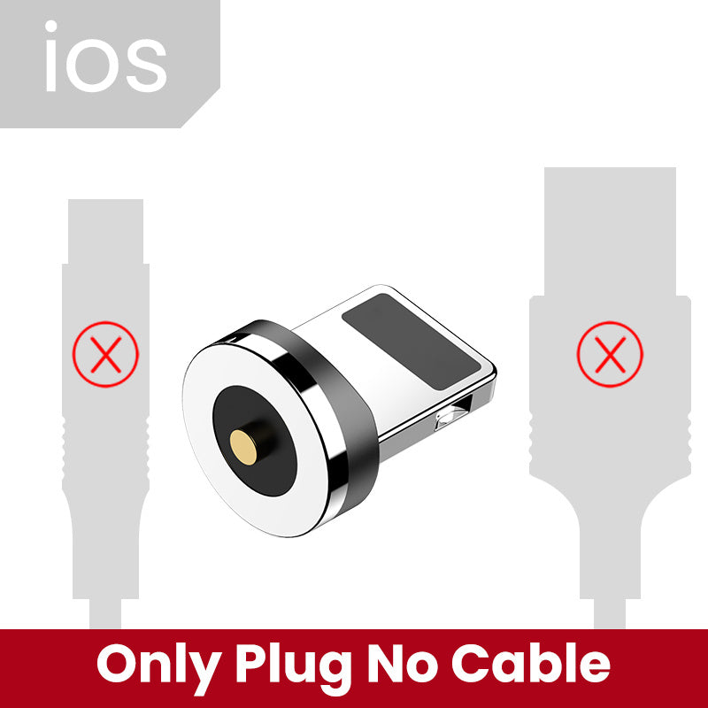Elough 540 Degree Rotating Seven-pin Small Waist Magnetic Charging Cable 3-in-1