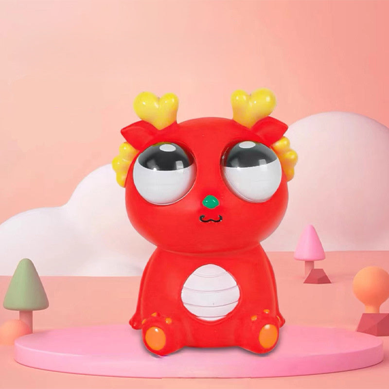 Eyeball Burst Squeeze Toy Eyeball Burst Dragon Cute Staring Dragon Stress Relief Artifact Pinch Toys Kids Stress Relief