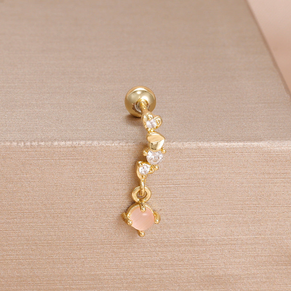 Sweet Cute Cute Girl Love Heart Stud Earrings