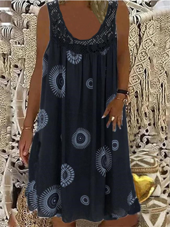 Digital Printing Casual Skirt Women's Clothing