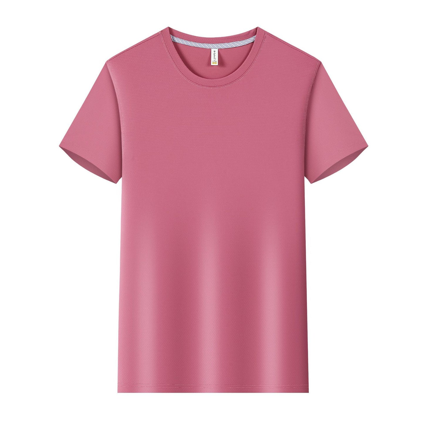 Ice Water Cube Brocade Ammonia Round Neck T-shirt