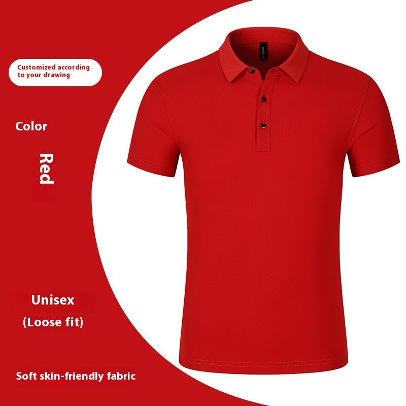 Cotton Short-sleeved Cultural Business Polo Shirt
