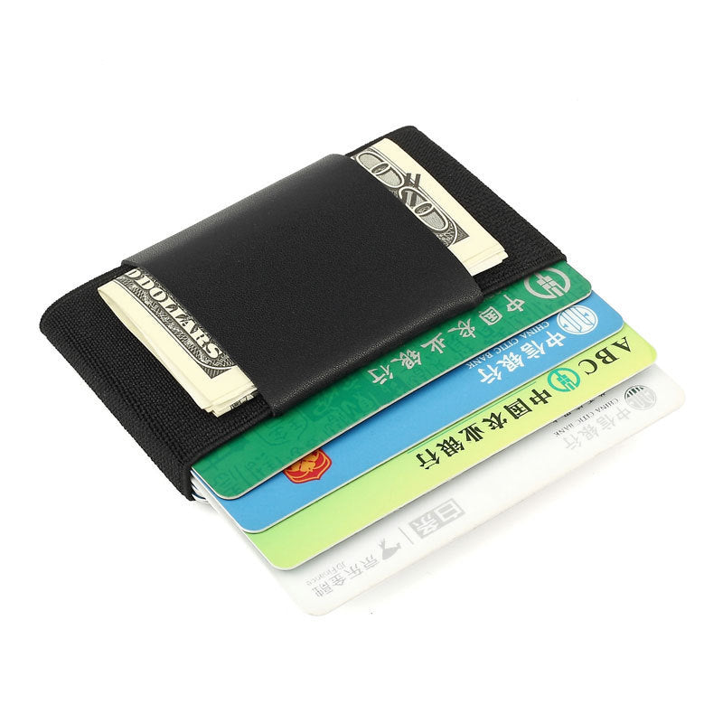 Minimalist Ultra-thin Wallet Credit Card Case Elastic Band