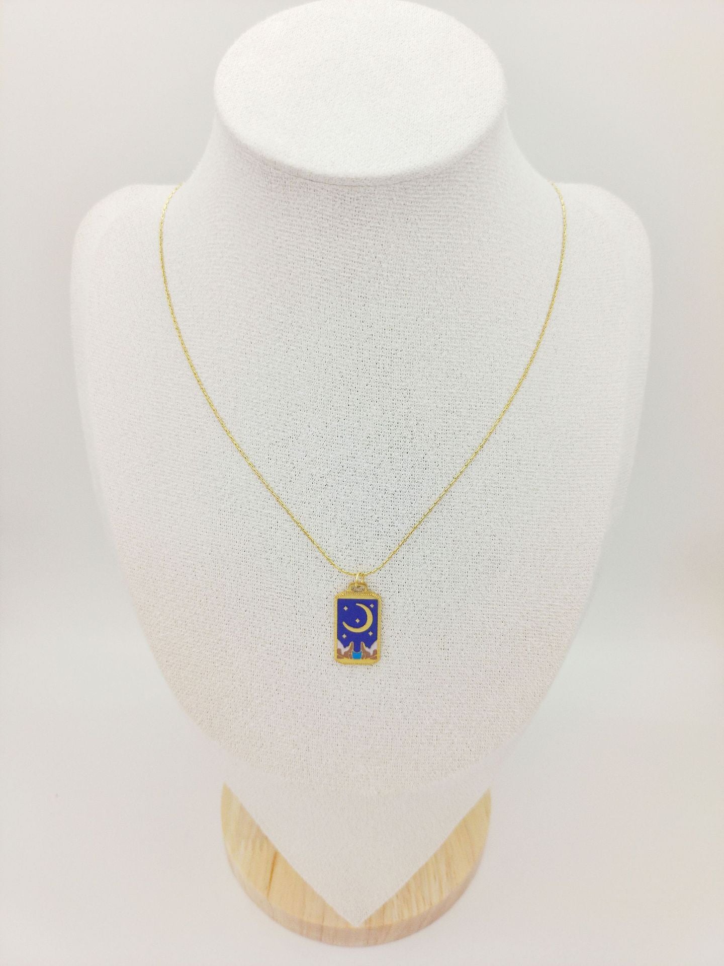 Ornament Accessories Plated 18K Gold Necklace