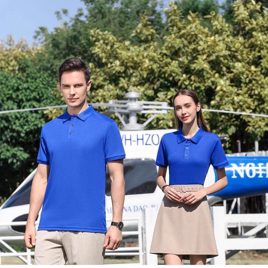 Summer Ice Silk Quick-drying Short-sleeved Polo Shirt