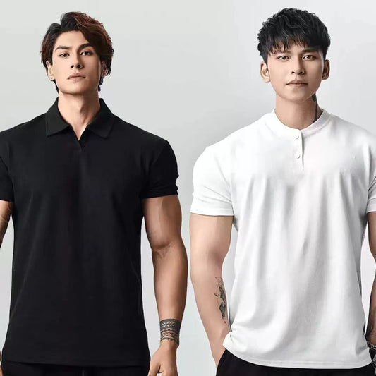 Retro Fashion Brand All-match Casual T-shirt Men's Fashion