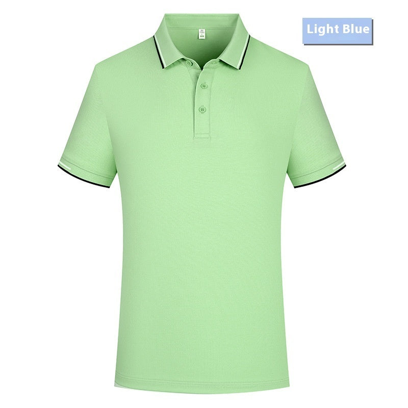 Men's And Women's Work Clothes Lapel Polo