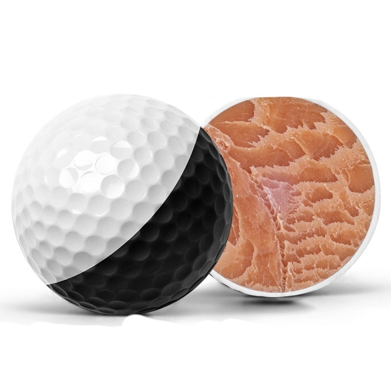 Golf Two-tone Two-layer Ball Putter Practicing Ball