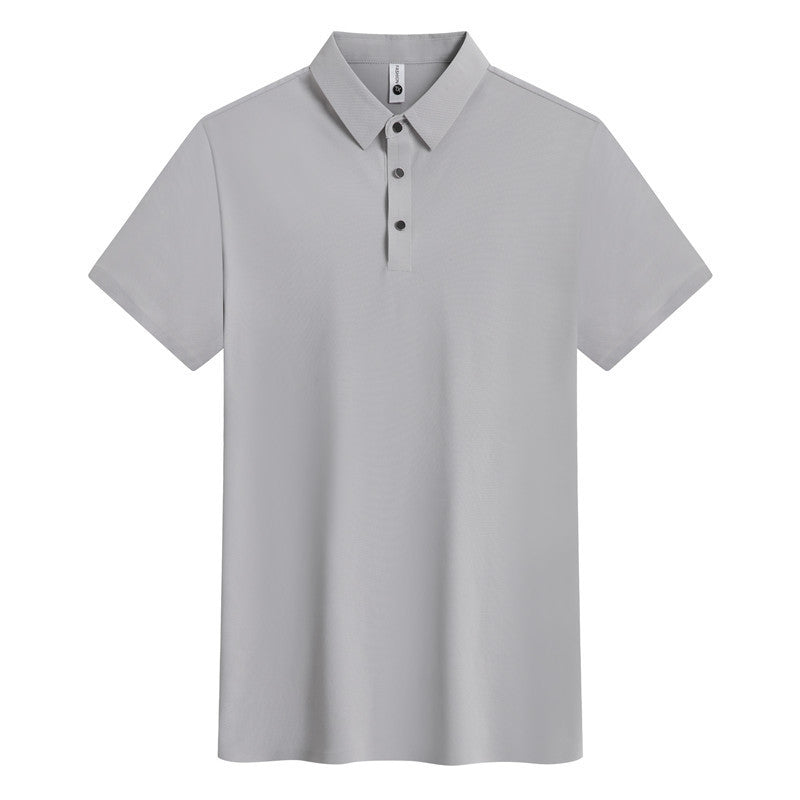 Seamless Quick-drying Lapel Short-sleeved Shirt
