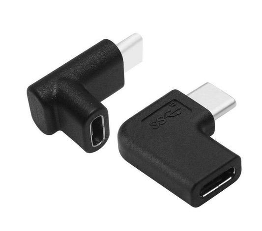 Mobile Phone Adapter Type C To USB Female Adapter 90 Degree Type C Adapter